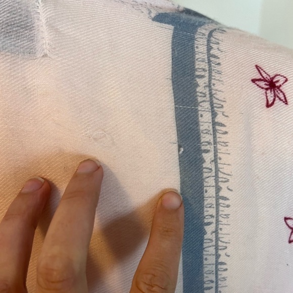 CLEAR-OUT Save the Ocean Beachy Print Kimono / Swim Coverup - Picture 5 of 11